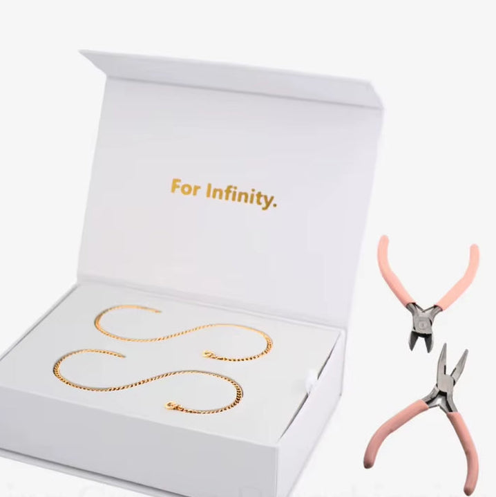 2025 New Permanent Eternal Bracelet Couple Jewelry Do It Yourself Fashion Bracelet Kit Valentine'S Gift for Lover.